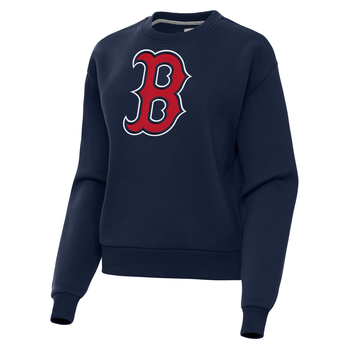 Boston Red Sox Womens Victory Full Front Logo Crew - Antigua Apparel