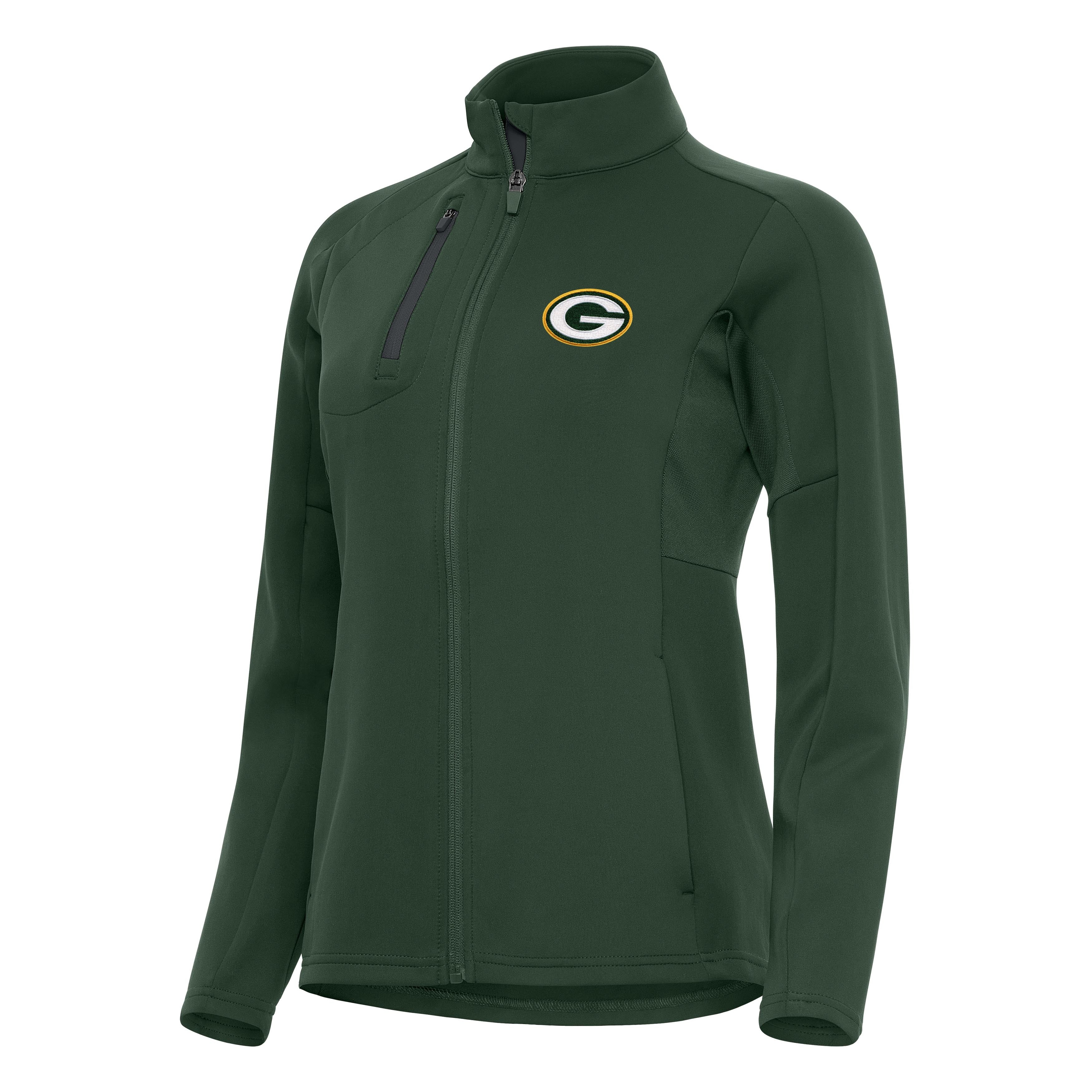 Antigua Women's Green Bay Packers Green Generation Full-Zip Jacket, Large