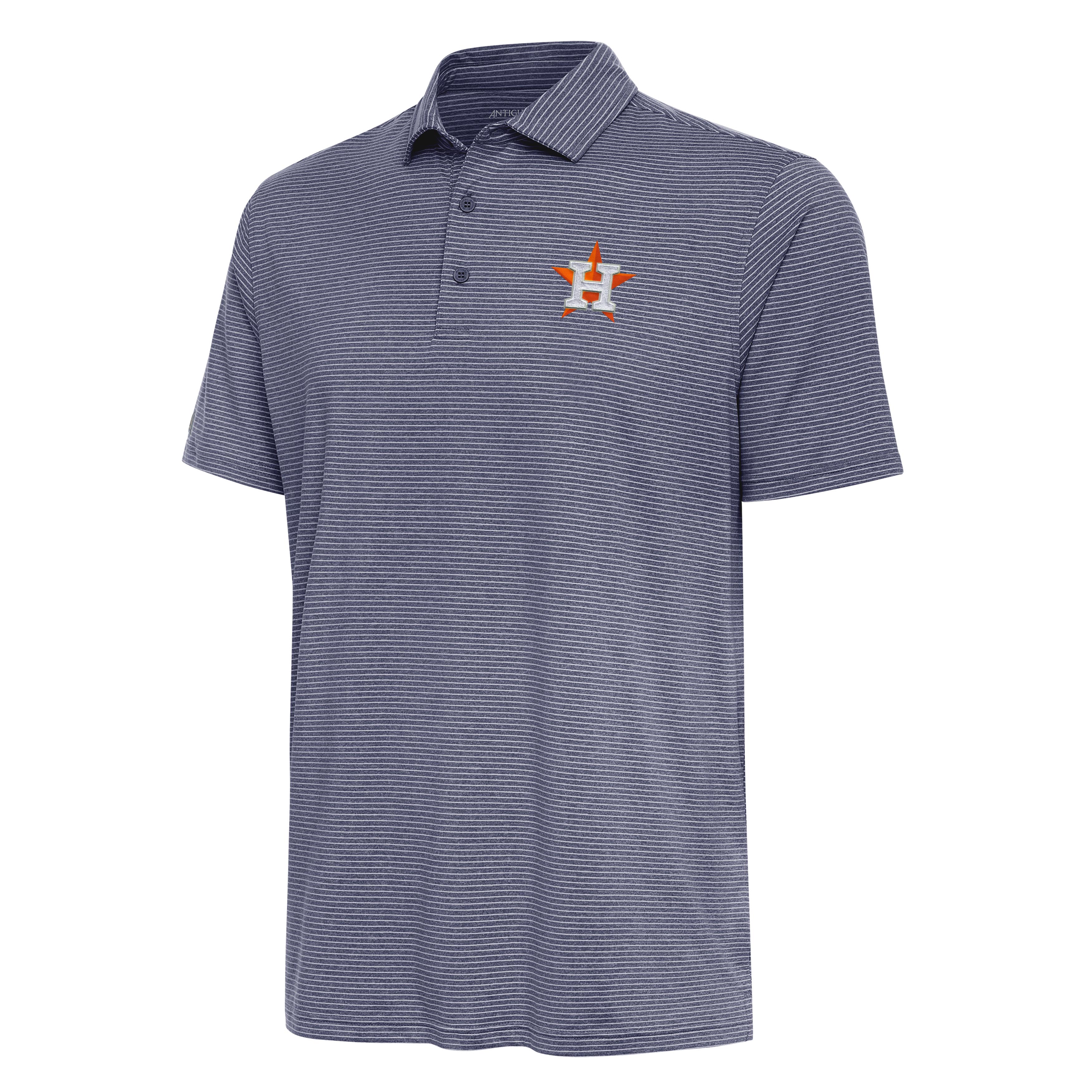 Dress Shirts Houston Astros Golf Shirt Men's Antigua Heather Navy Houston Astros Scheme Polo Size: Large Dress Shirts Houston Astros Golf Shirt Men's Antigua Heather Navy Houston Astros Scheme Polo Size: Large