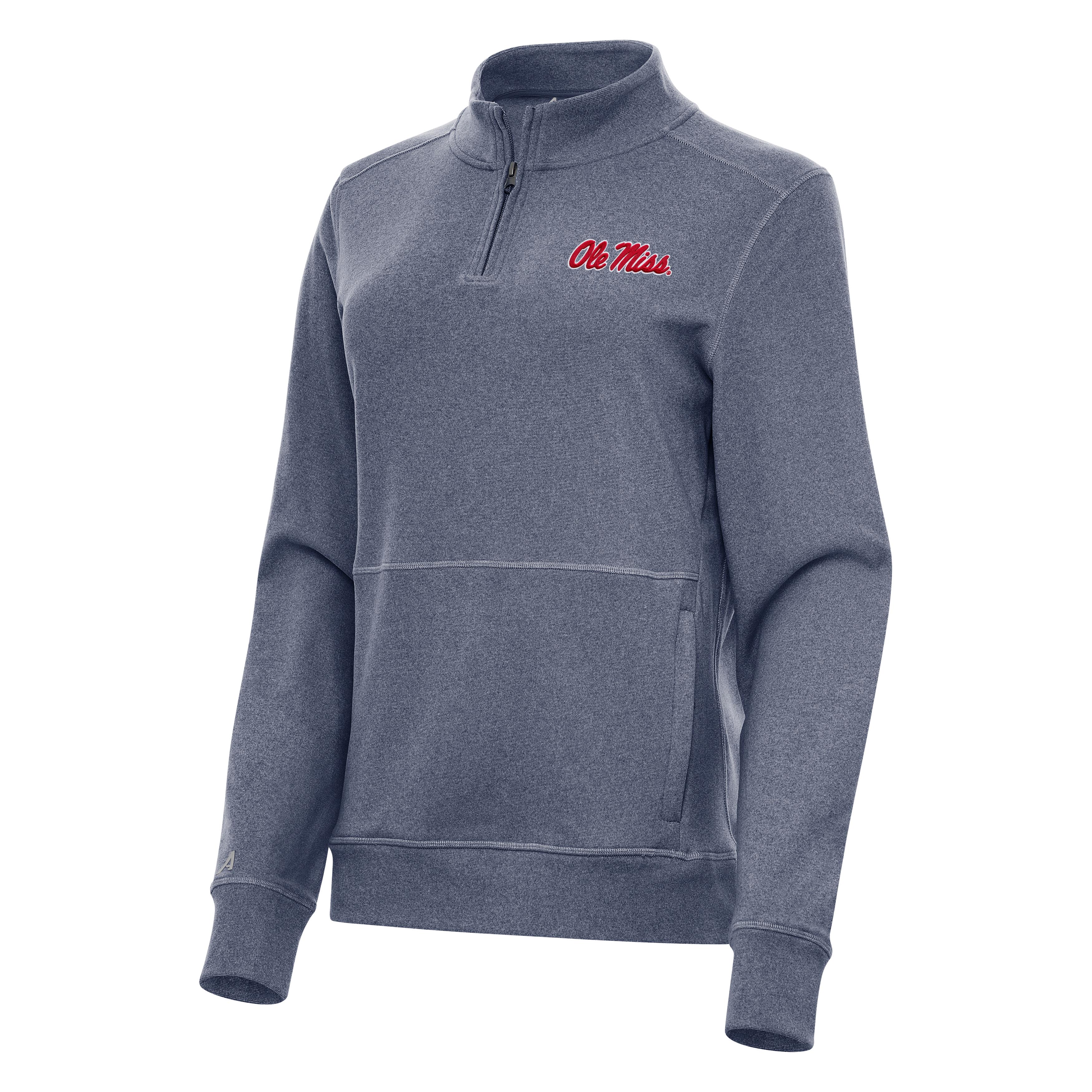 Ole Miss Rebels Womens Crush Quarter Zip Fleece – Antigua Apparel