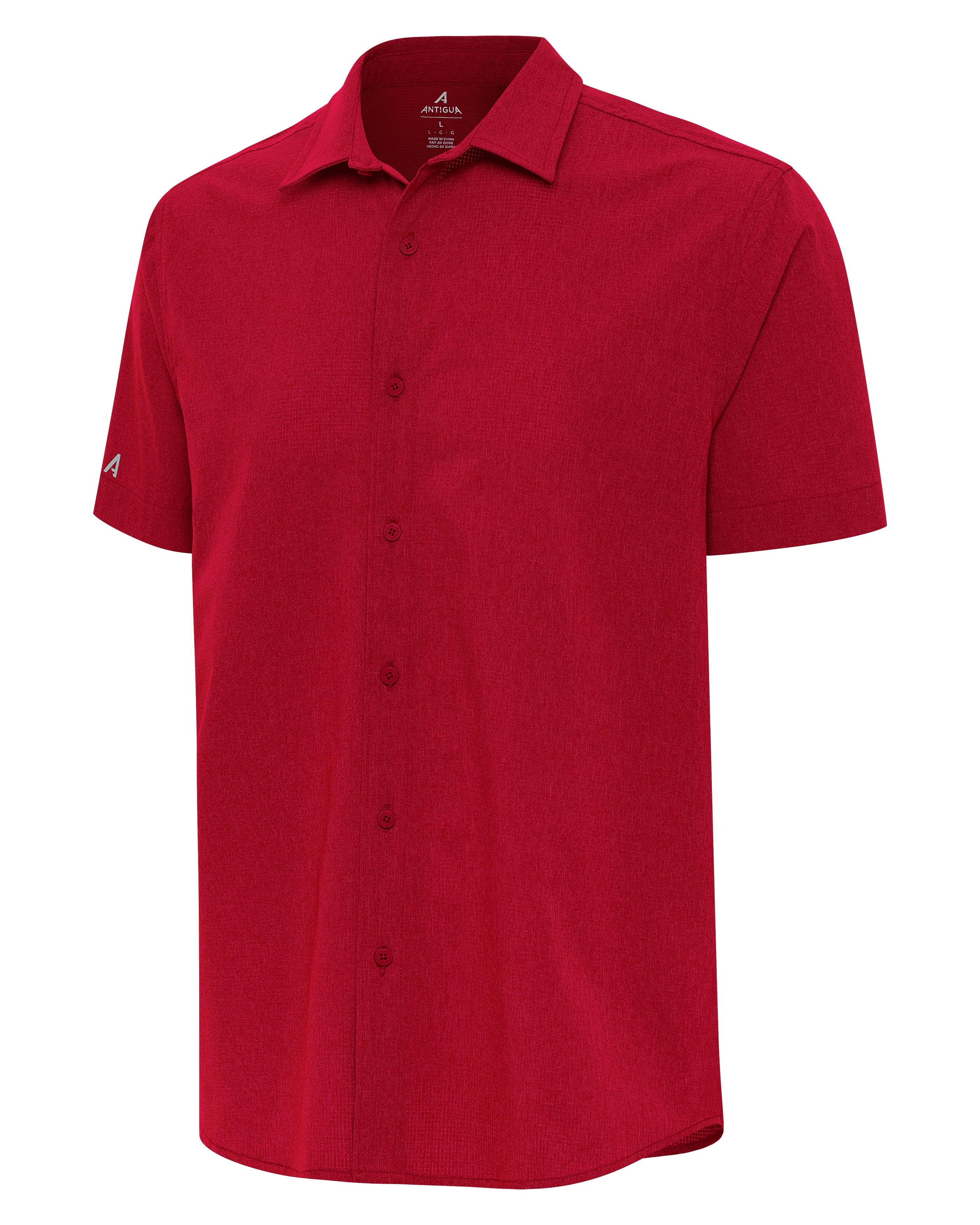 antigua dress shirts Men's Antigua Apparel Activate Short Sleeve Woven Shirt