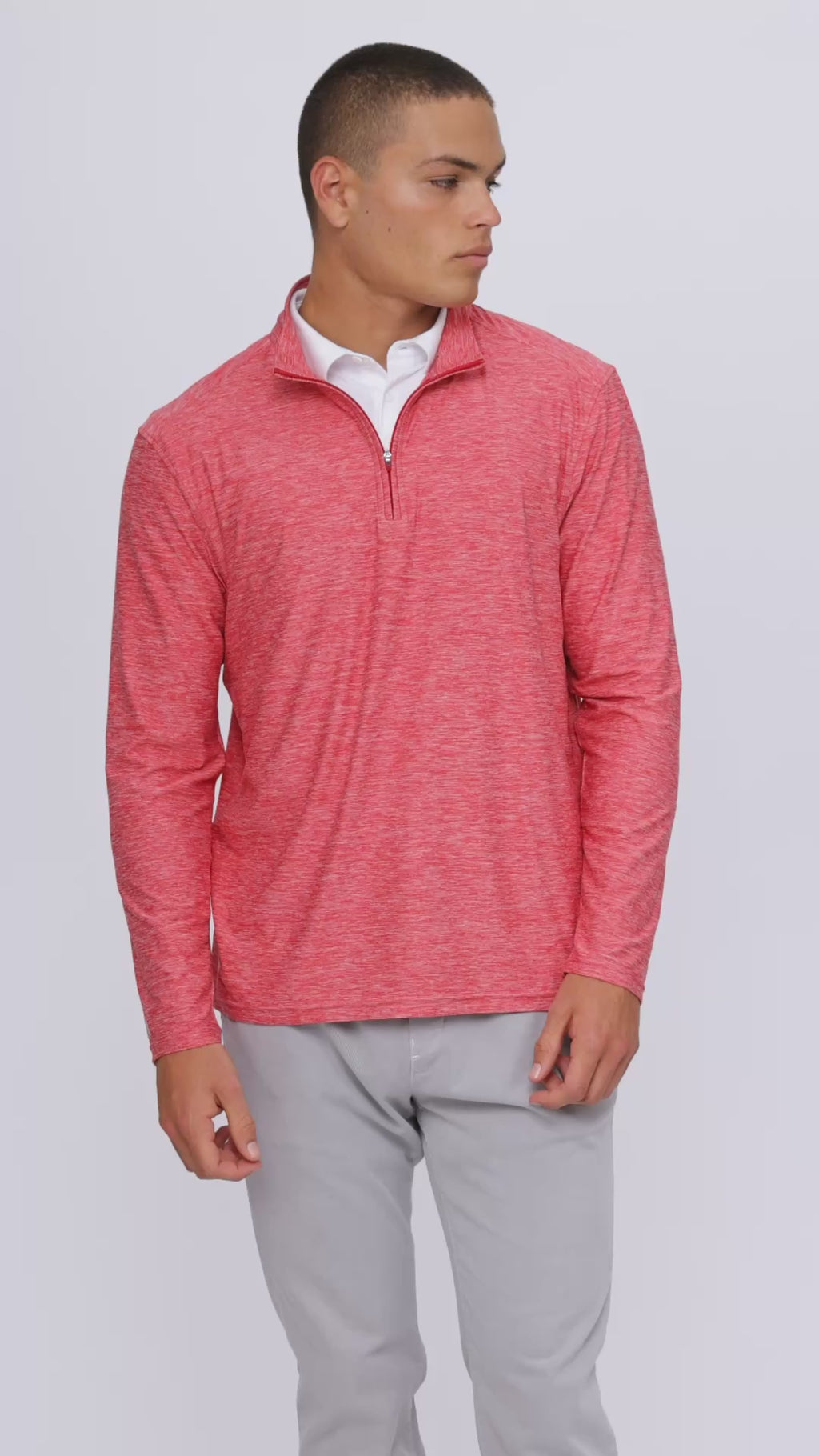 Harold Cleveland Guardians Hunk Quarter Zip Pullover – Antigua Apparel