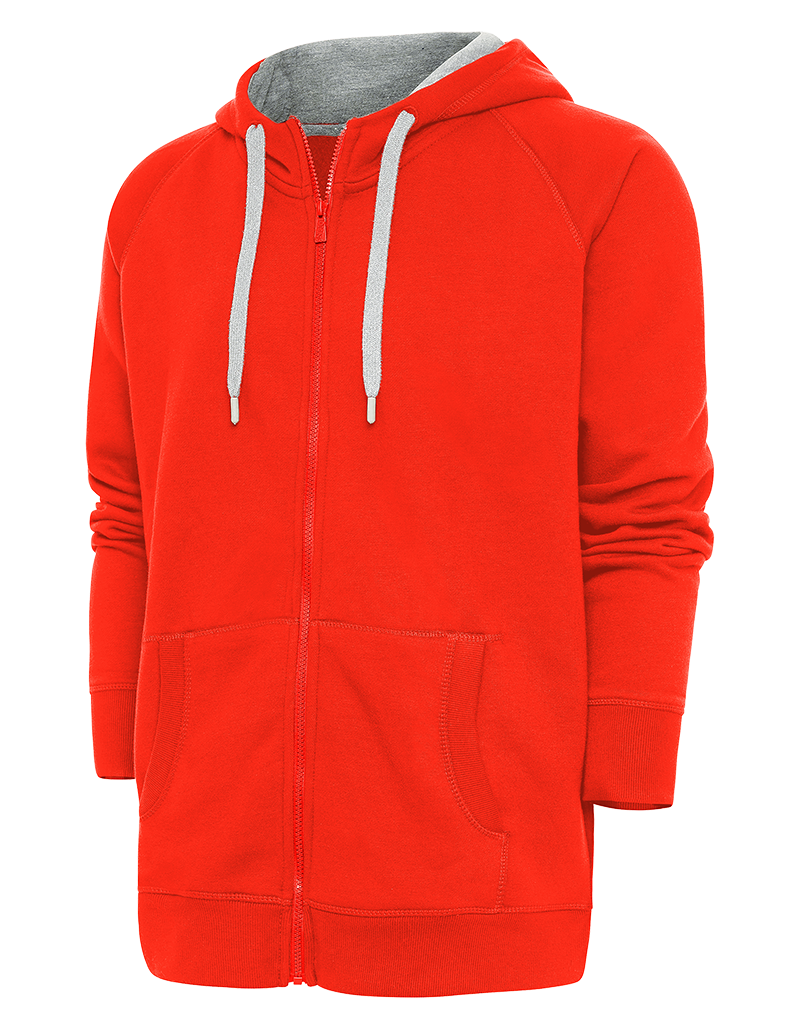 Plain red 2024 zip up hoodie